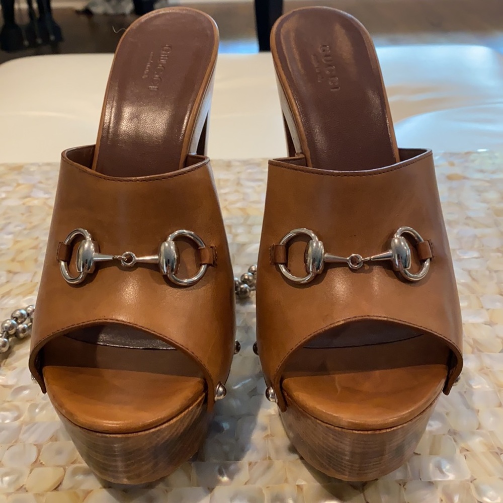 Gucci wooden platform knockouts - Picture 10 of 13